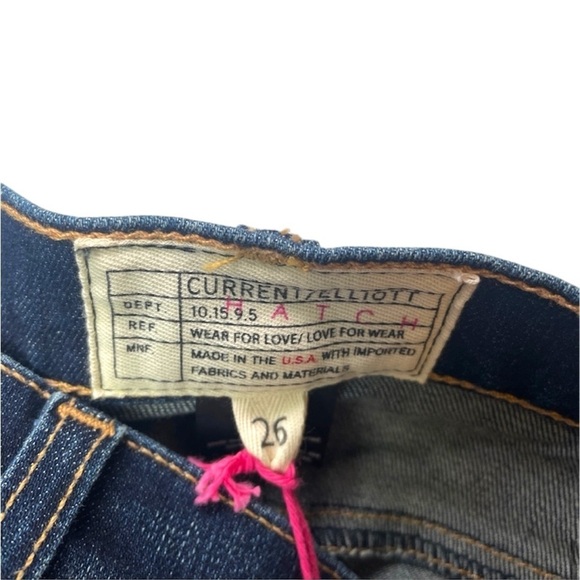 Current Elliott Hatch Dark Nearly Skinny Maternity Stretch Jeans New NWT SZ 26 - Picture 11 of 15
